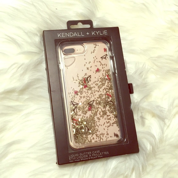 Kendall & Kylie Accessories - Kendall + Kylie iPhone 8 Plus Liquid Glitter Case
